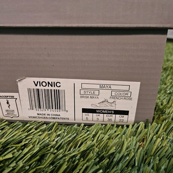 Vionic Women’s Maya Sneakers – Pink – Size 5M – New in Box 💖 - Picture 6 of 7